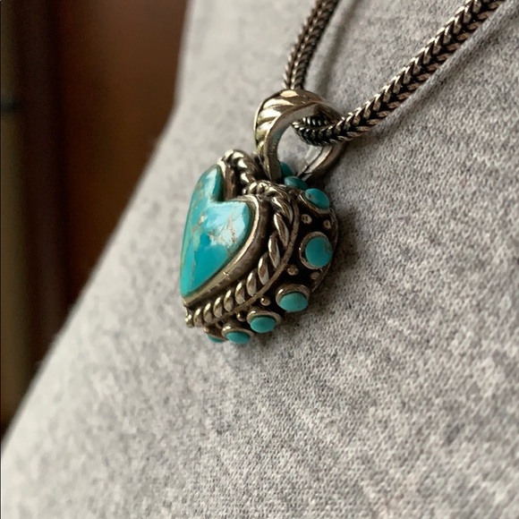 Navajo Turquoise Set Rare Stamped - Picture 9 of 16